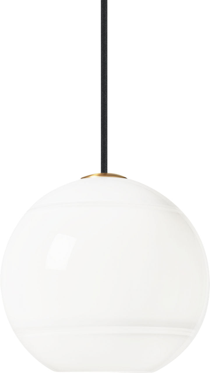 Sedona Medium Pendant | White Aged Brass Bulb Not Included