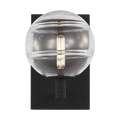 Sedona Wall Clear Nightshade Black Bulb Not Included