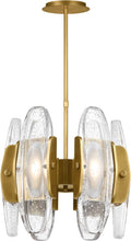 Wythe Small Chandelier 6 Light plated brass 2700K 90 CRI integrated led 90 cri 2700k 120v-277v unv