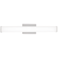 Lynn 25 Bath White Glass Satin Nickel LED 3000K 90 CRI90 cri 3000k 277v