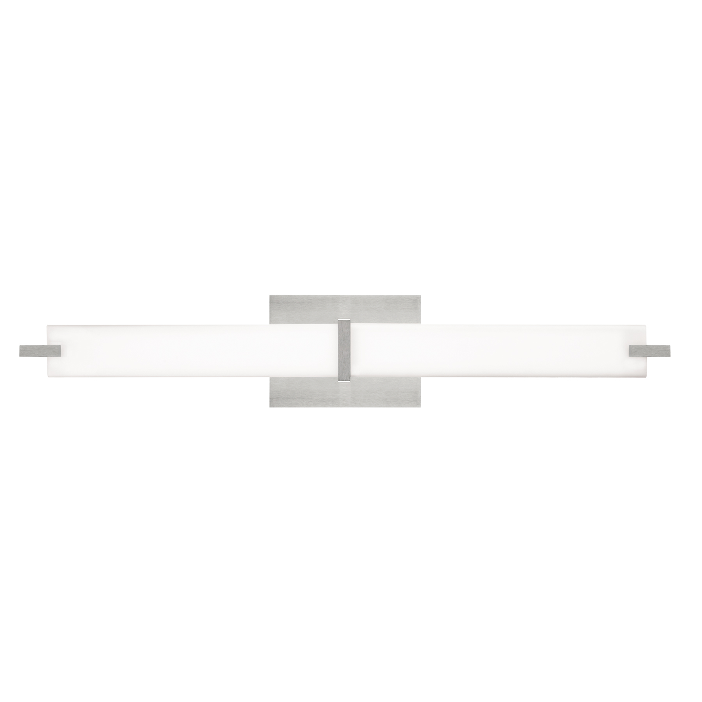 Metro Bath White Glass satin nickel 3000K 90 CRI led 90 cri 3000k 120v