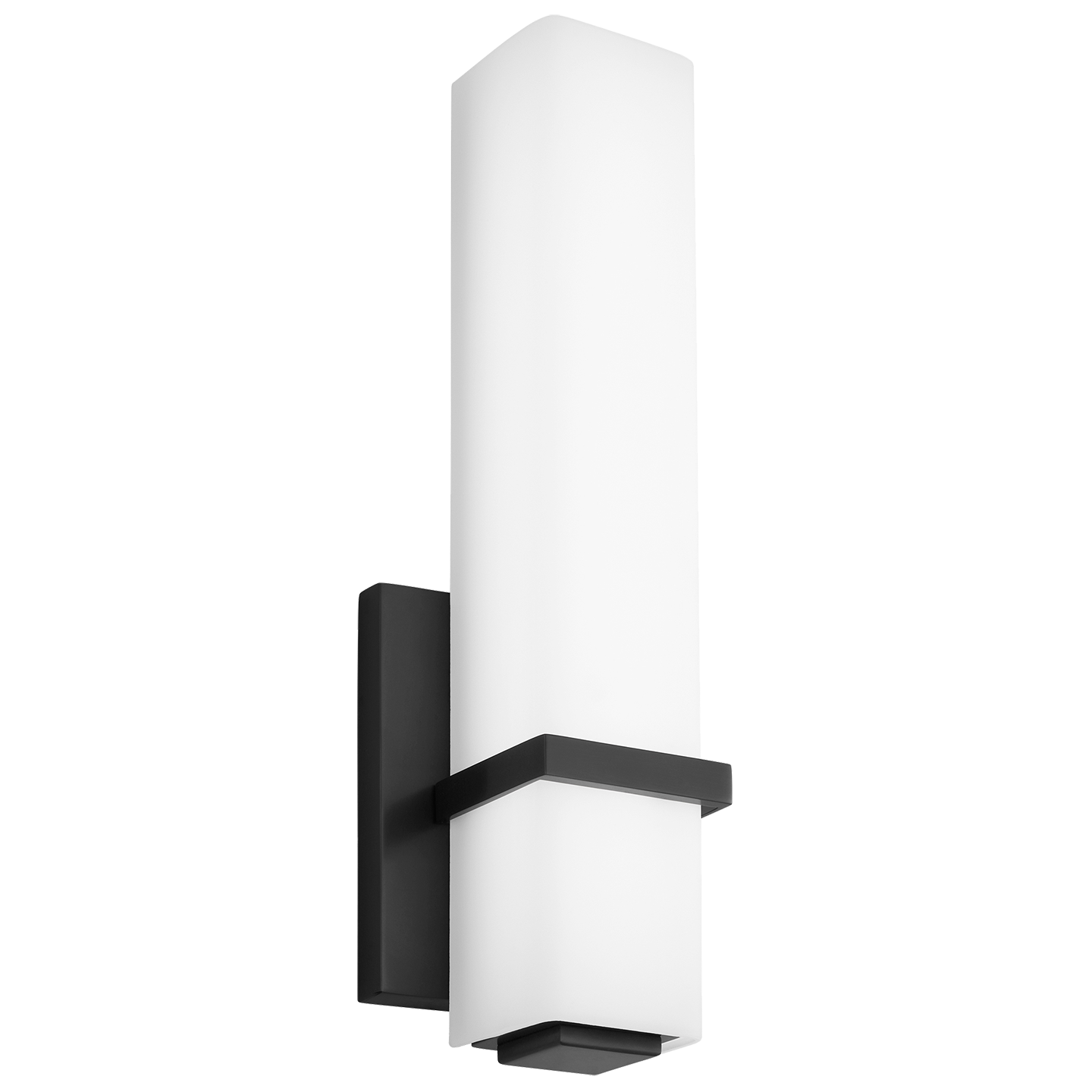 Milan 13 Bath 13" Small White Glass dark Bronze LED 3000K 90 CRI90 cri 3000k 120v