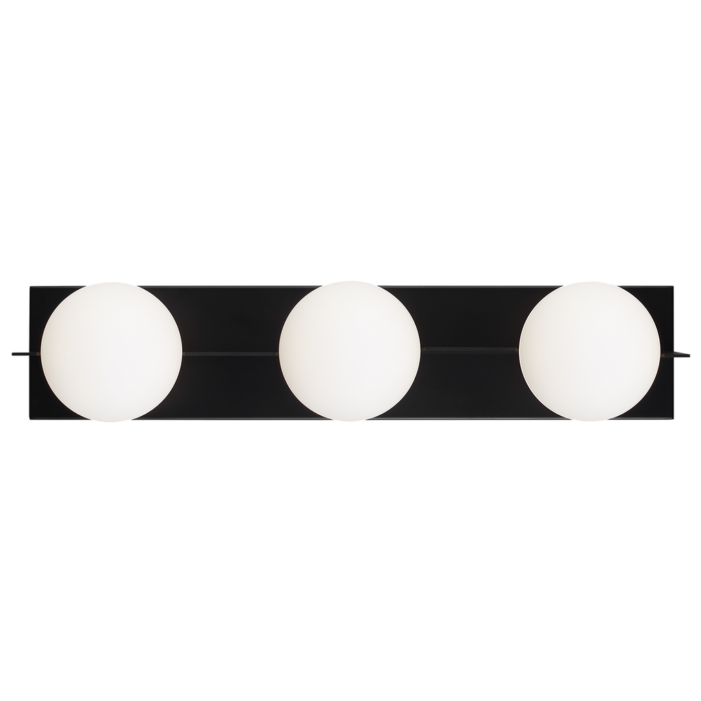 Orbel 3-Light Bath 3 Light Matte Black 3000K 90 CRI bi-pin g9 led 90 cri 3000k 120v