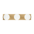 Orbel 3-Light Bath 3 Light Natural Brass Bulb Not Included