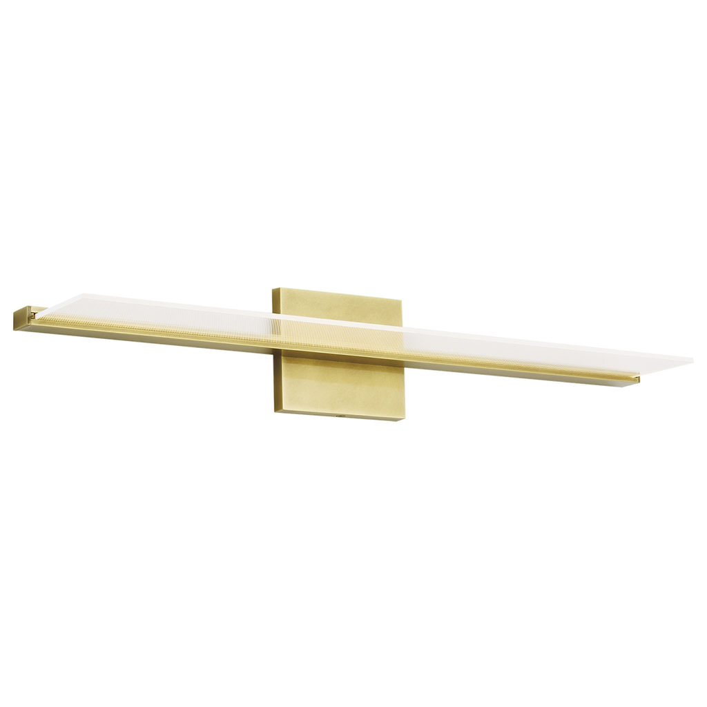 Span 24 Bath Direct/Indirect Plated Brass LED 90 CRI 3000K 120V