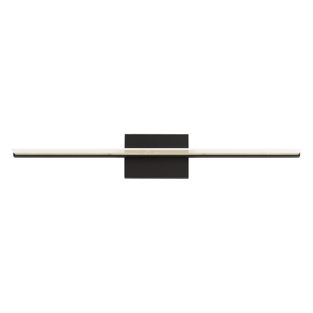 Span 36 Bath Direct/Indirect Nightshade Black 3000K 90 CRI integrated led 90 cri 3000k 277v