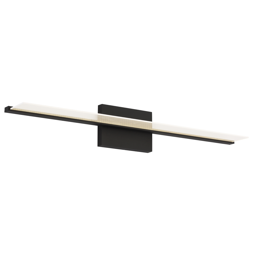 Span 36 Bath Direct/Indirect Nightshade Black LED 90 CRI 3000K 120V