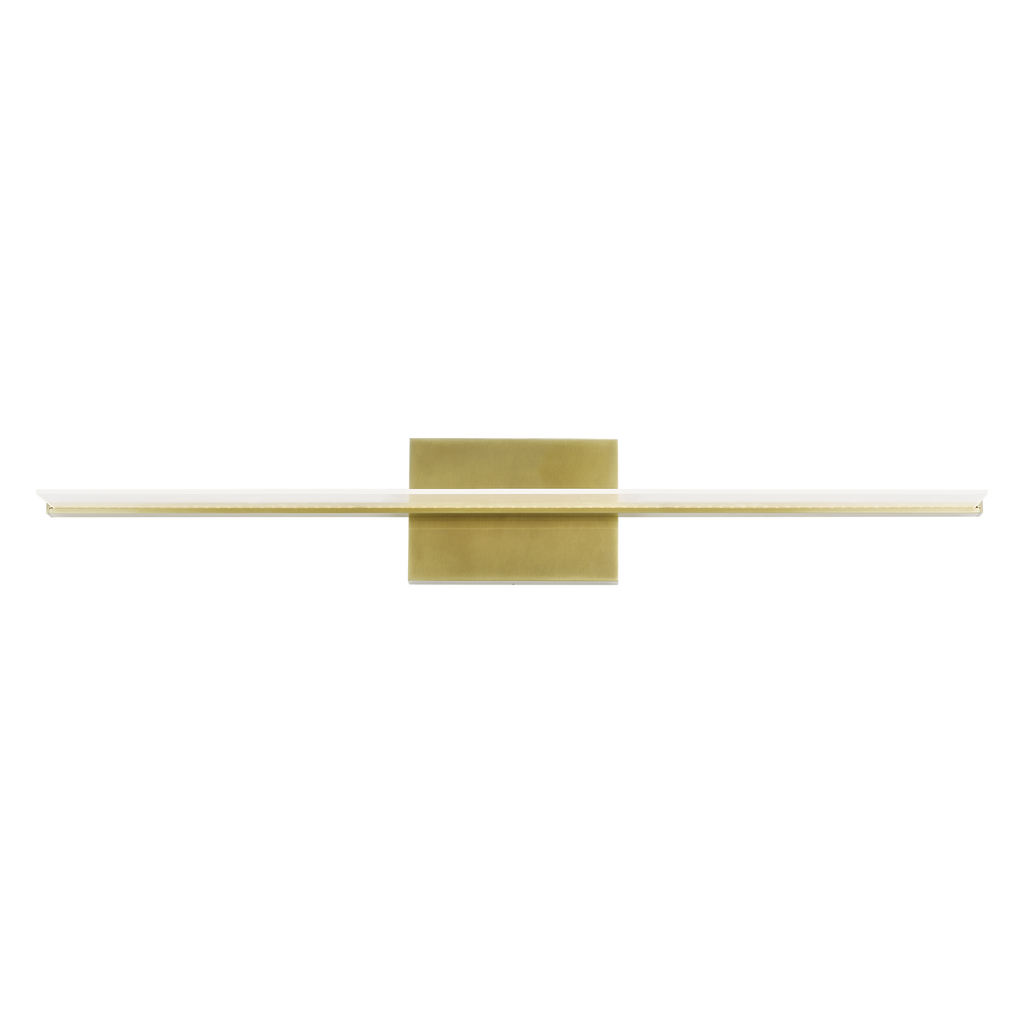 Span 36 Bath Direct/Indirect Plated Brass LED 90 CRI 3000K 120V