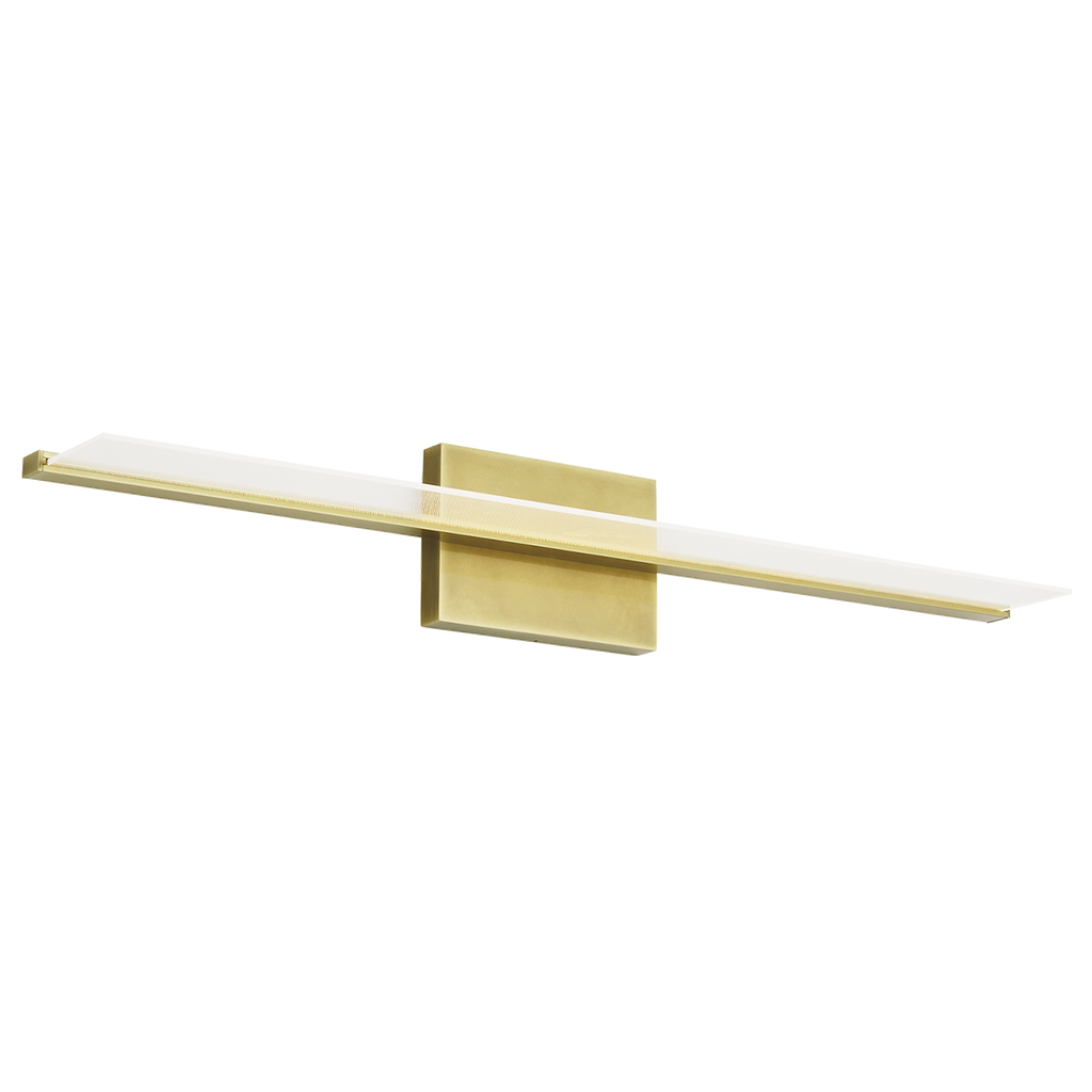 Span 36 Bath Direct/Indirect Plated Brass LED 90 CRI 3000K 120V
