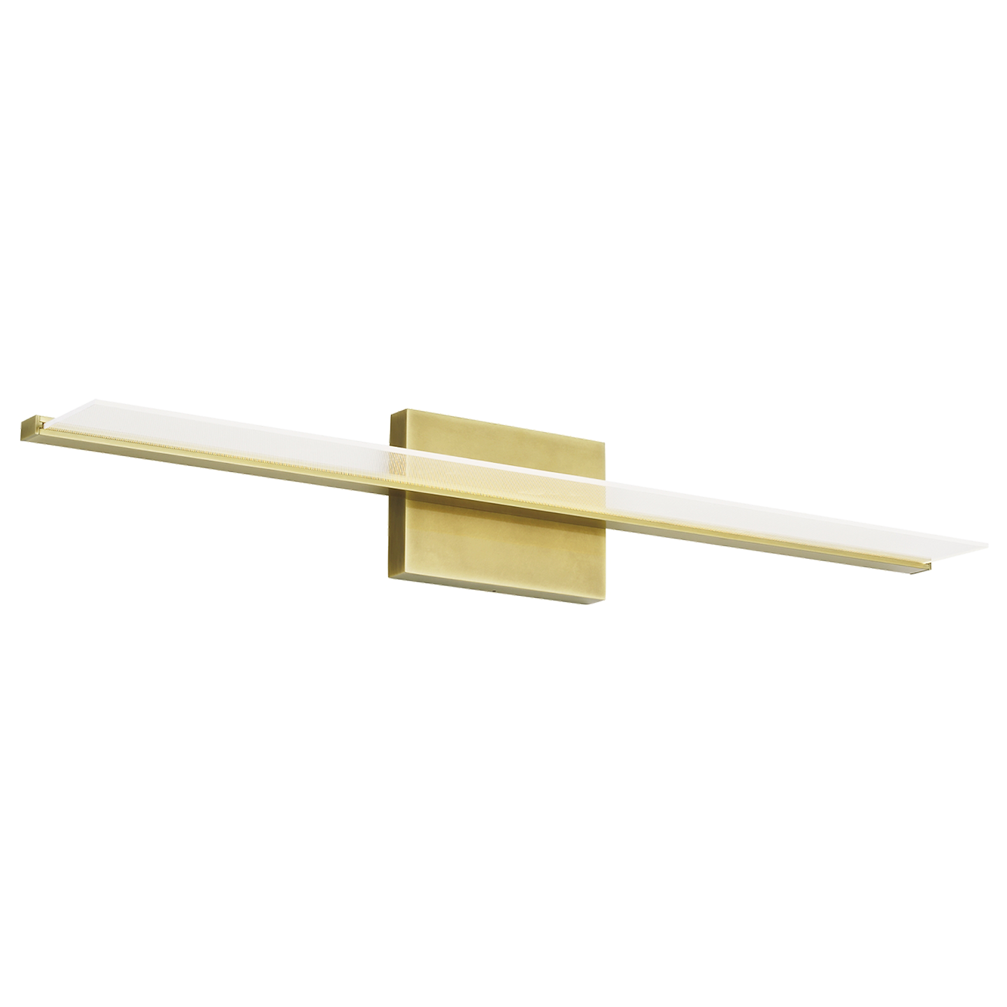 Span 36 Bath Direct/Indirect Plated Brass LED 90 CRI 3000K 120V