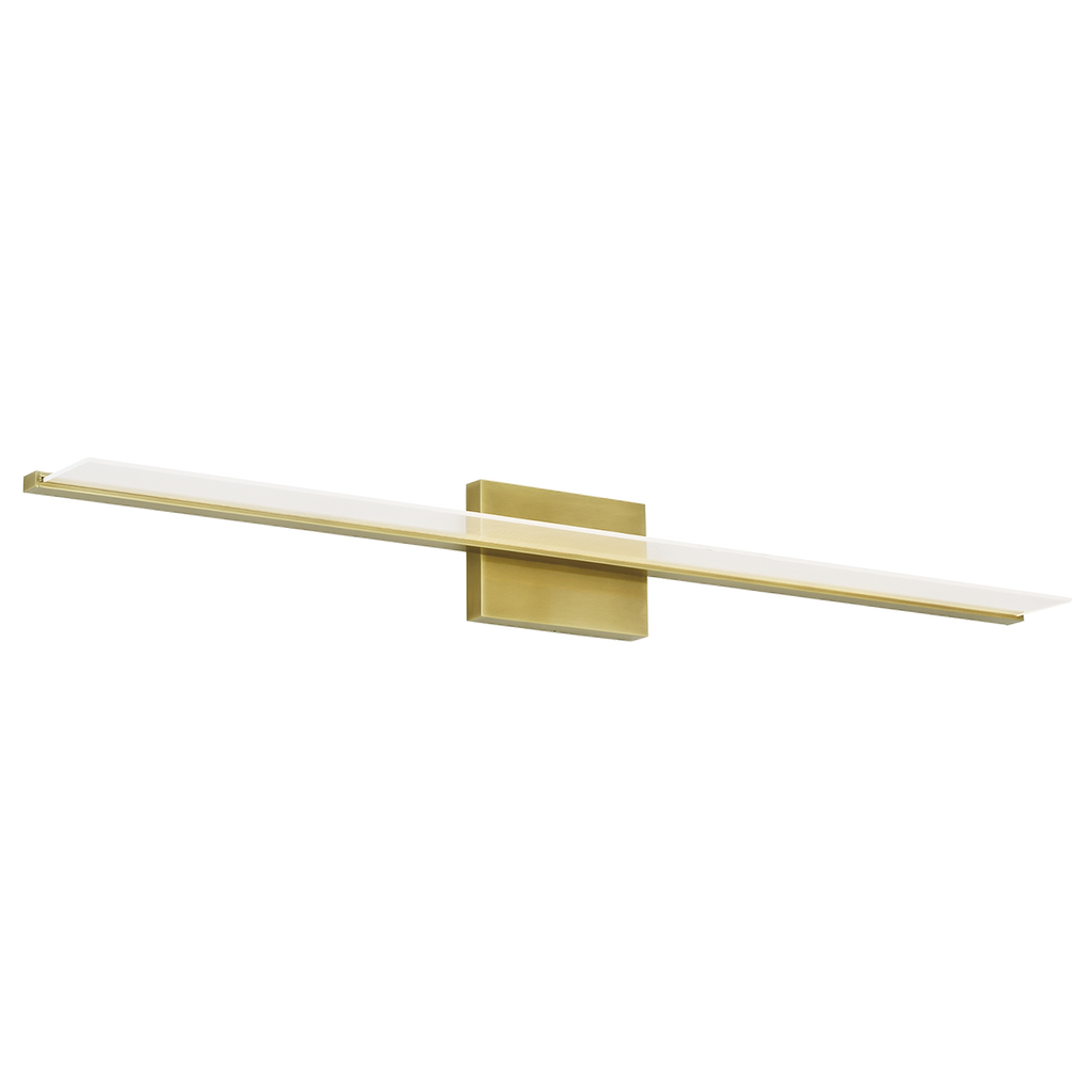 Span 48 Bath Direct/Indirect plated brass 3000K 90 CRI integrated led 90 cri 3000k 120v
