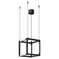 Brox Cube 12 Pendant Cube nightshade black 3000K 90 CRI 24v surface canopy