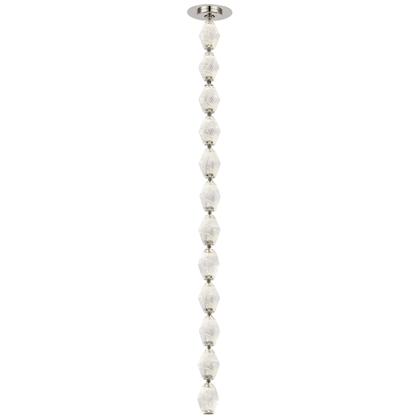 Collier 36 Pendant Polished Nickel Integrated LED 2700K 90 CRI 120V (Remote)