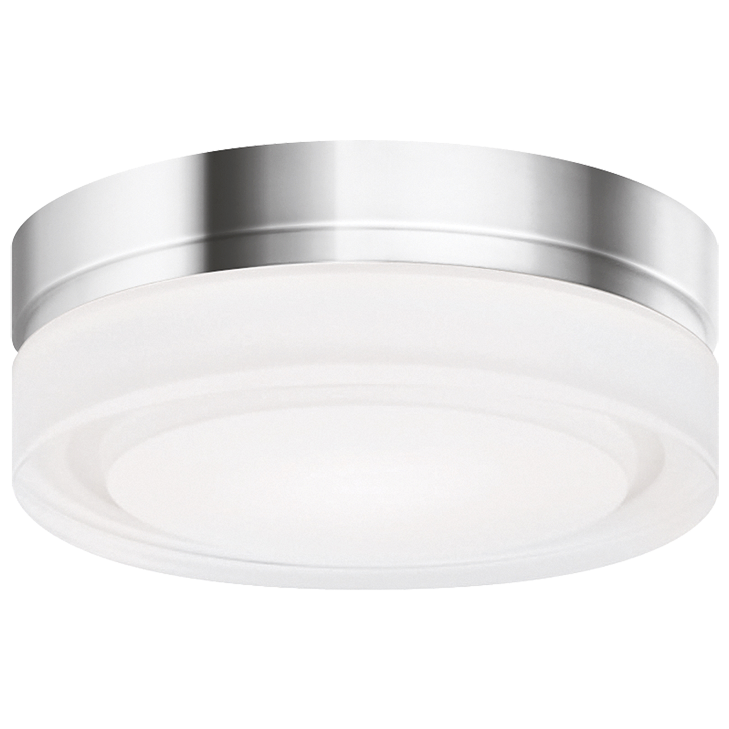 Cirque Small Flush Mount Small Chrome LED 3000K 90 CRI90 cri 3000k 120v-277v