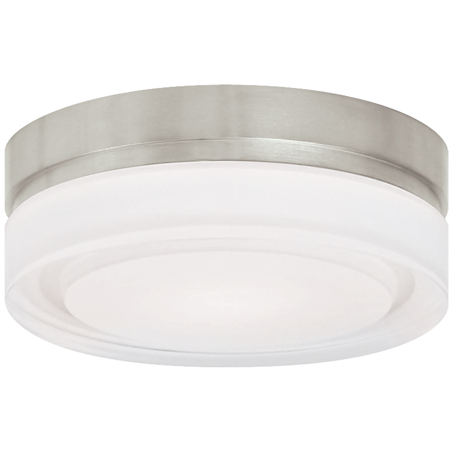 Cirque Small Flush Mount Small Satin Nickel LED 3000K 90 CRI90 cri 3000k 120v-277v