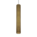 Blok Large Pendant | Aged Brass and Aged Brass |  FreeJack Bulb(s) Not Included
