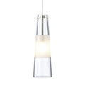 Bonn Pendant | Satin Nickel | Clear glass FreeJack Bulb(s) Included