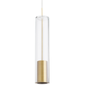 Captra Pendant | Aged Brass | Clear glass FreeJack Bulb(s) Included