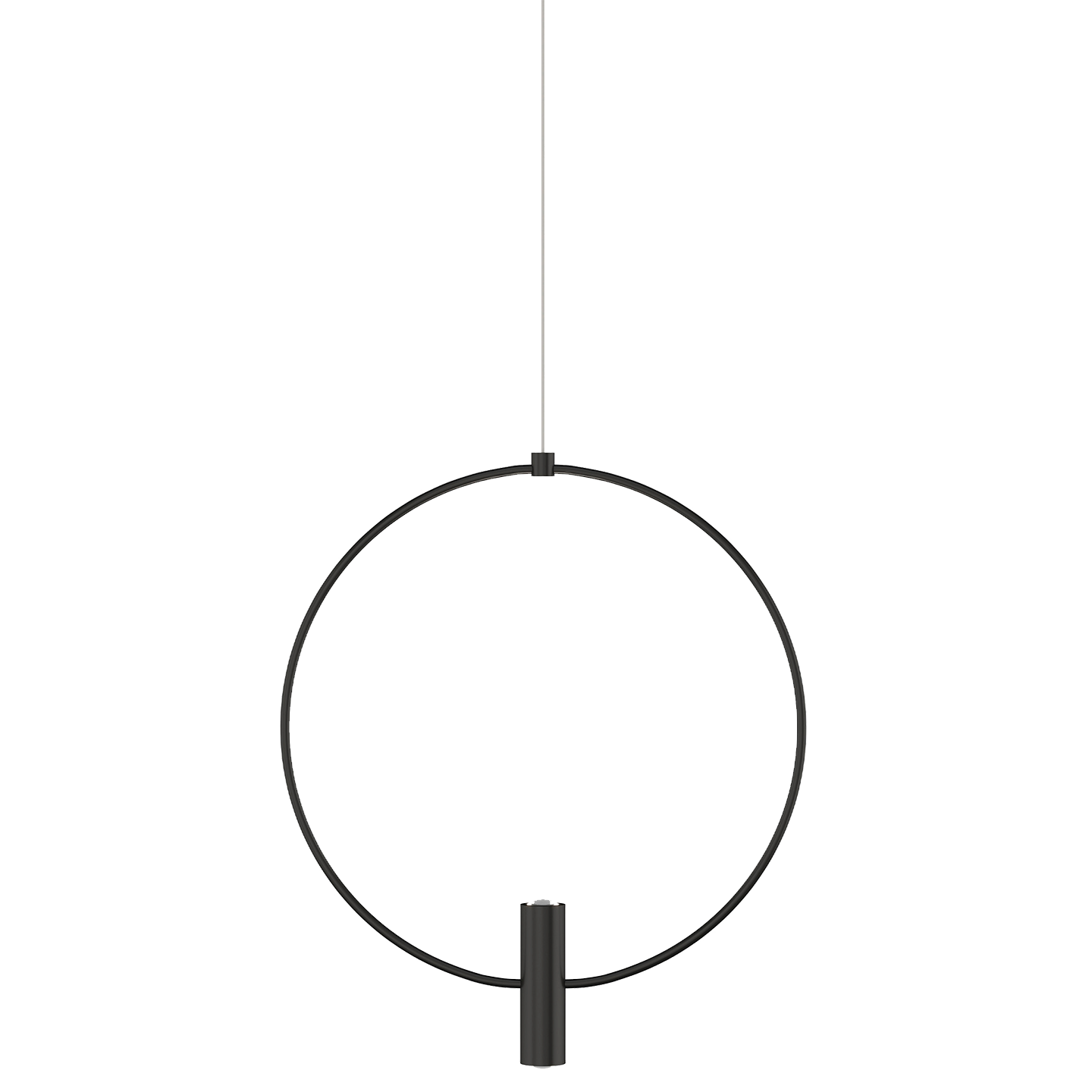 Mini Layla 13 Pendant | Nightshade Black | Aluminum FreeJack Bulb(s) Included