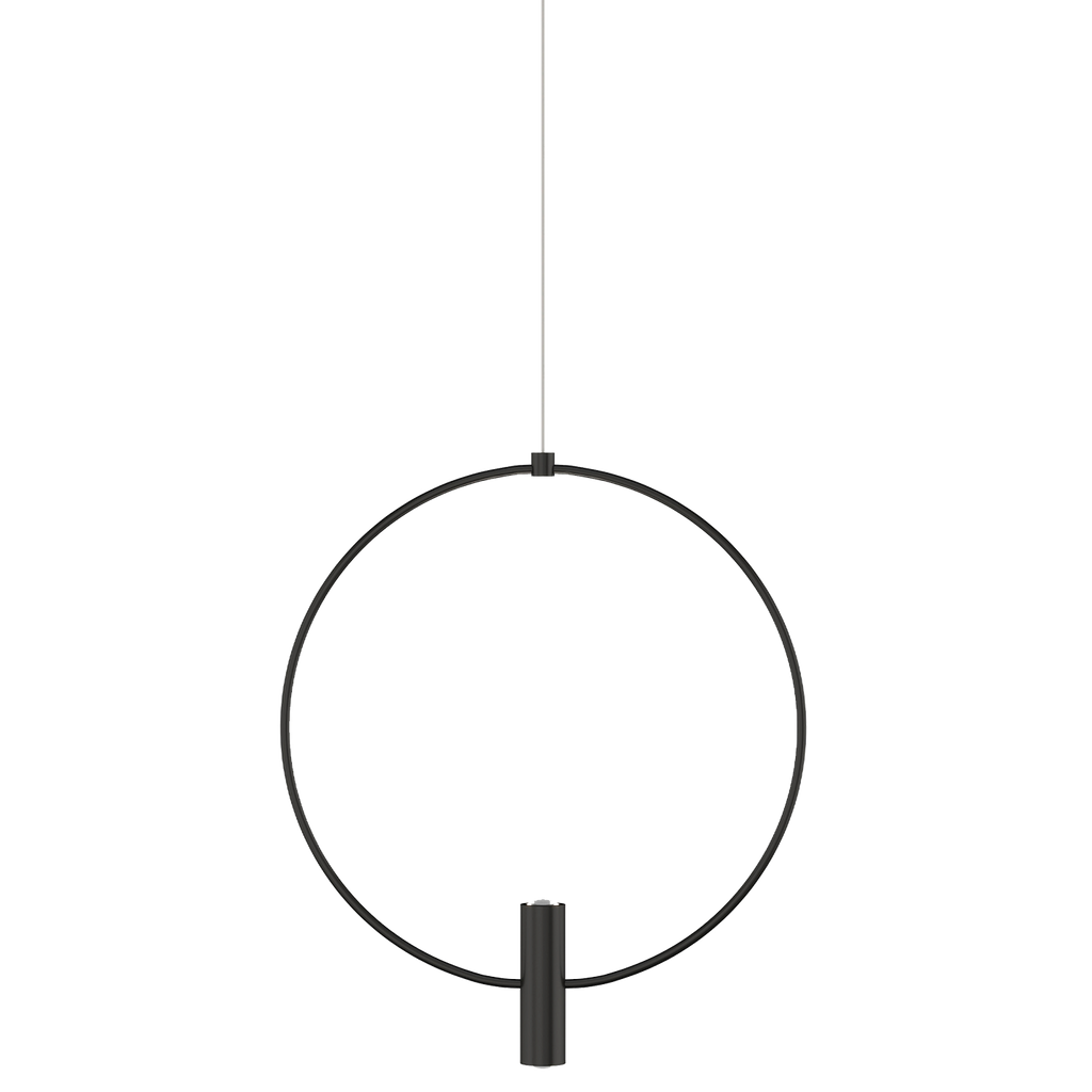 Mini Layla 13 Pendant | Nightshade Black | Aluminum FreeJack Bulb(s) Included