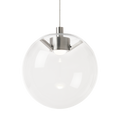 Palona Mini Pendant | Satin Nickel | Clear Glass FreeJack Bulb(s) Included