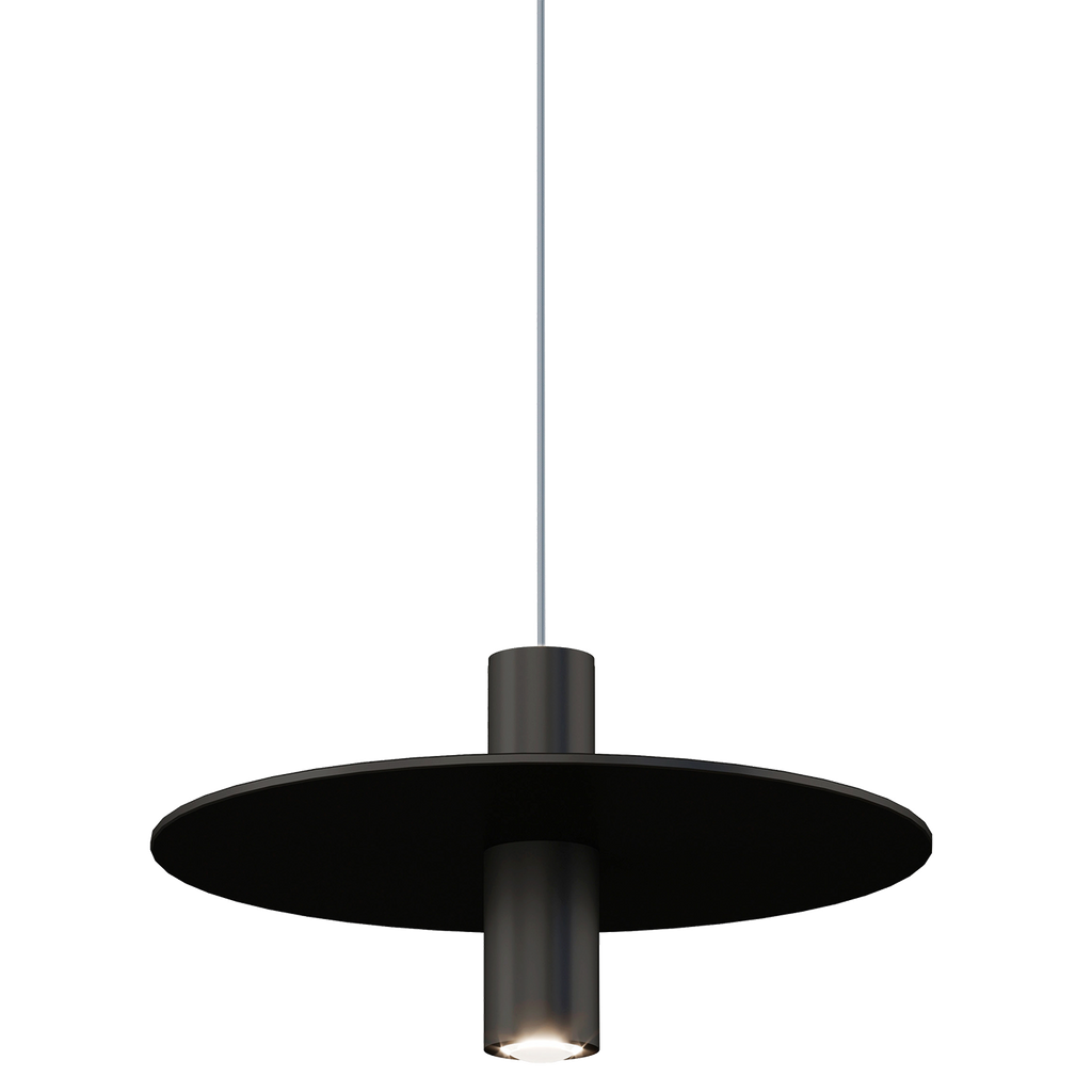 Mini Ponte Pendant | Nightshade Black | Metal Shade FreeJack Bulb(s) Included