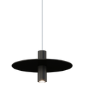 Mini Ponte Pendant | Nightshade Black | Metal Shade FreeJack Bulb(s) Included