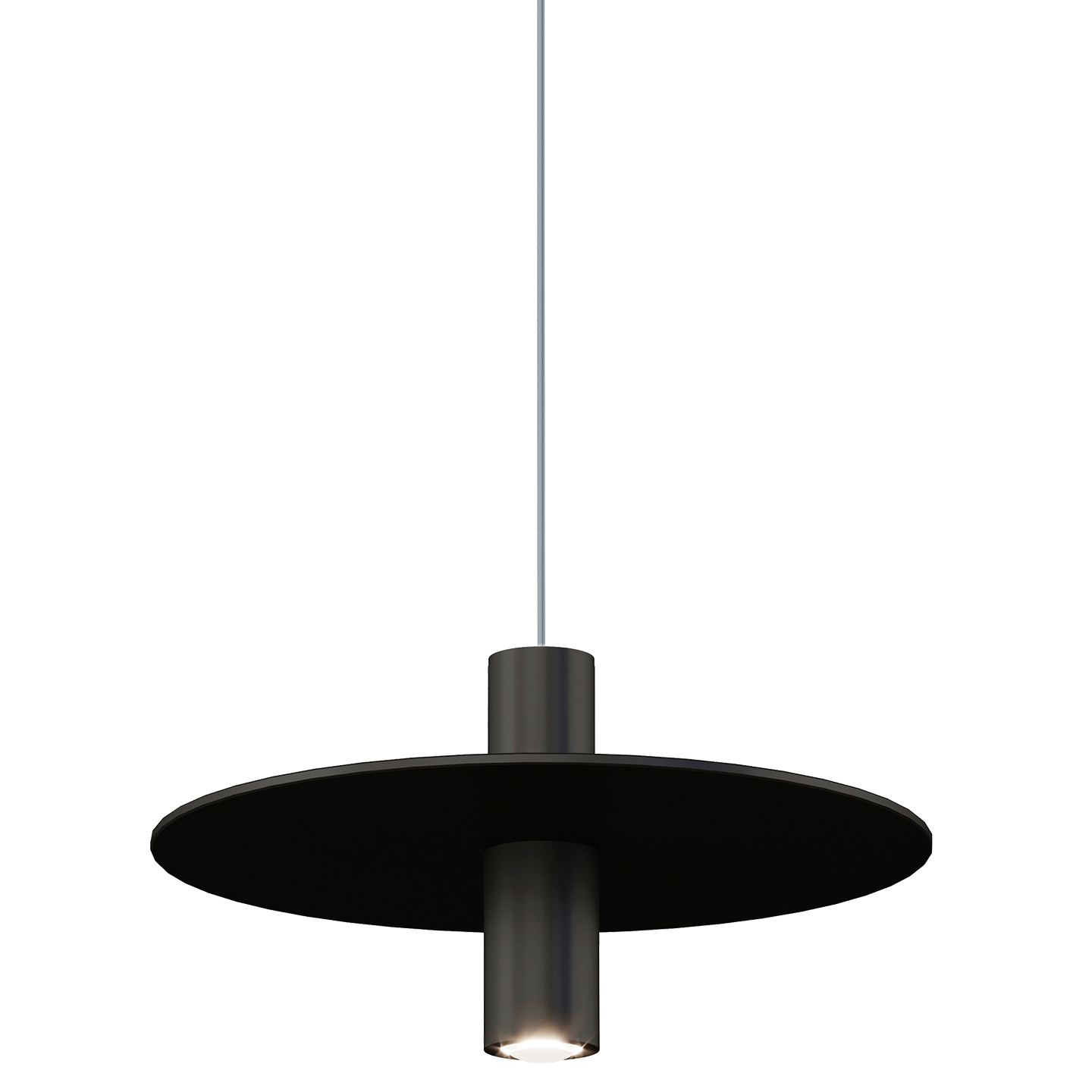 Mini Ponte Pendant | Nightshade Black | Metal Shade FreeJack Bulb(s) Included