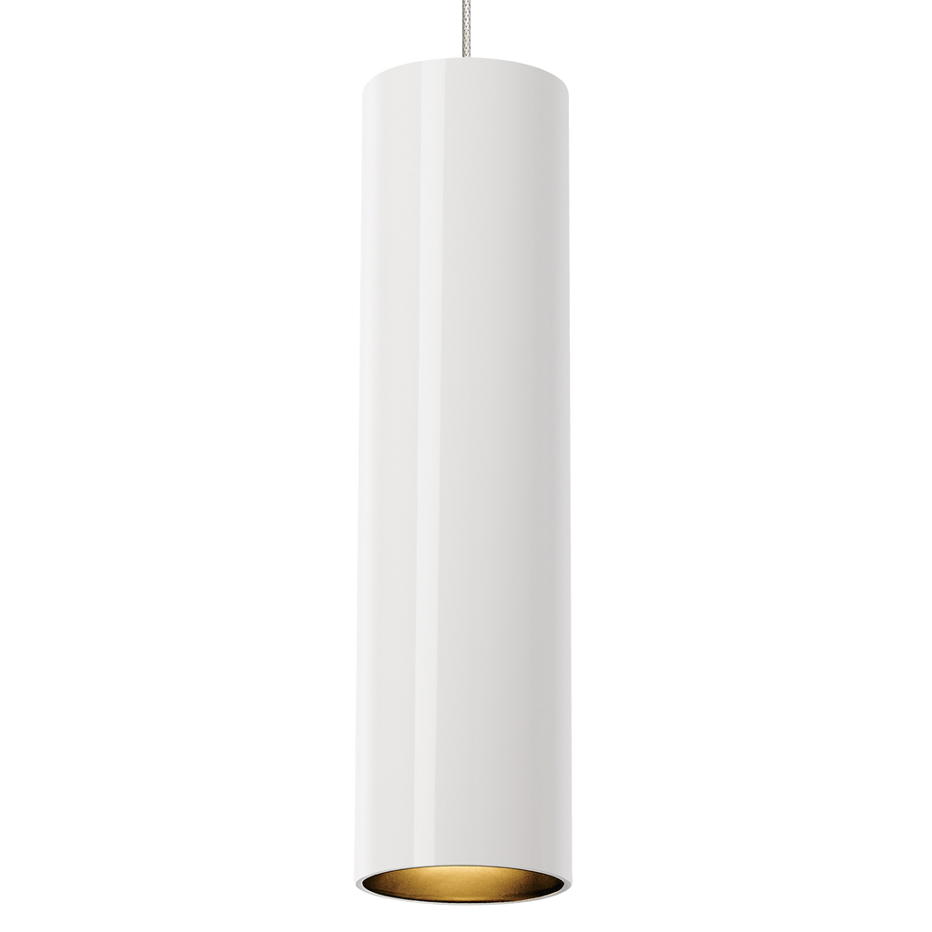 Piper Pendant | White and Satin Nickel |  FreeJack Bulb(s) Included