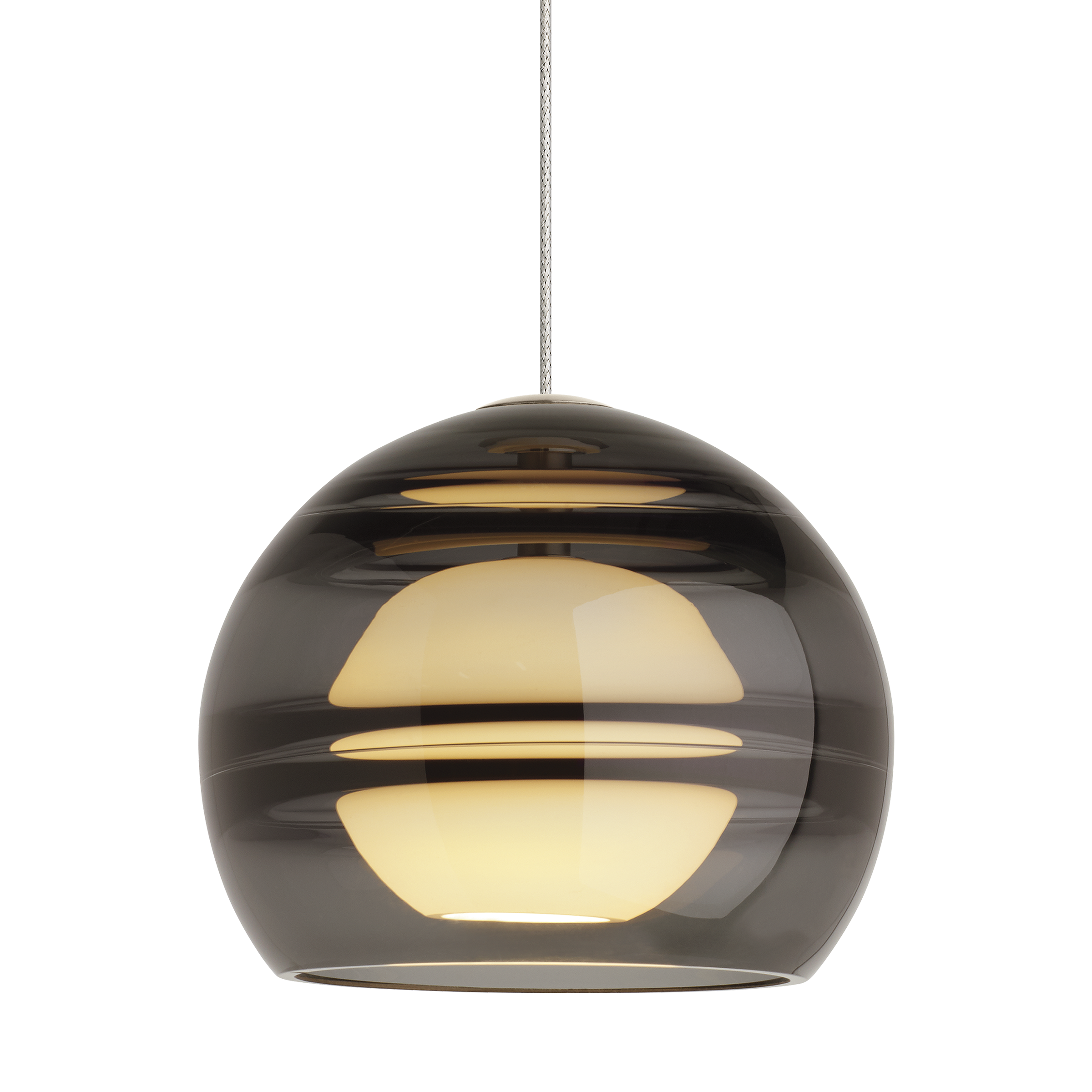 Sedona Pendant | Satin Nickel | Smoke FreeJack Bulb(s) Not Included