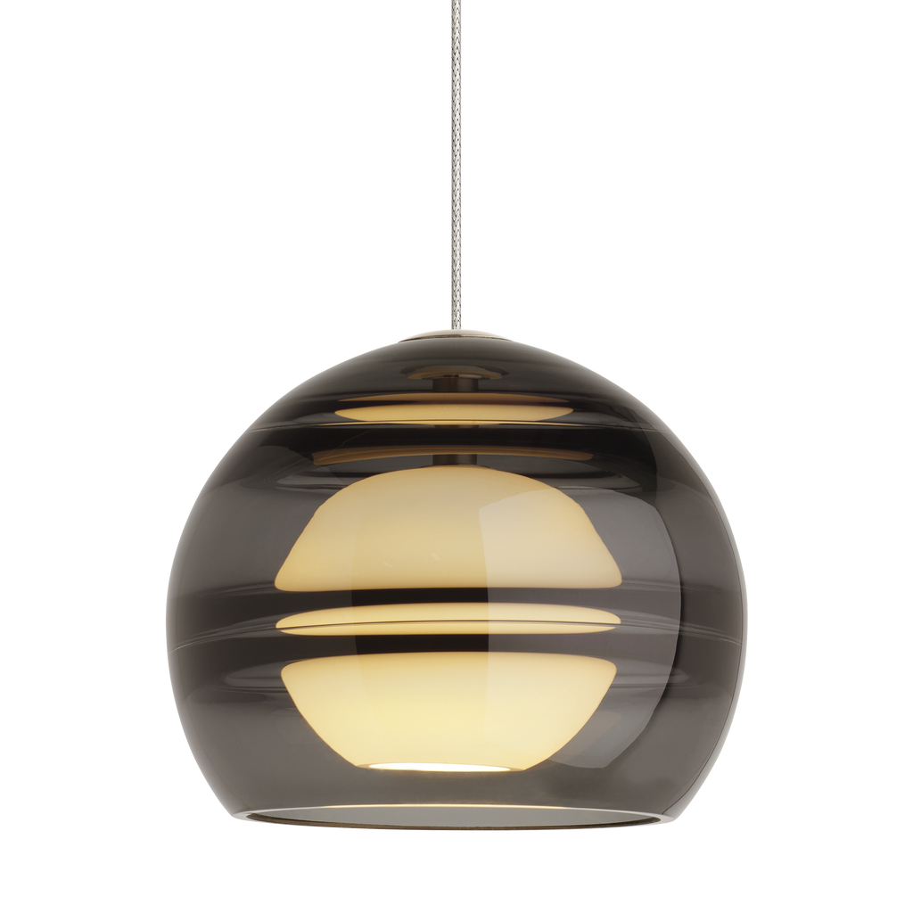 Sedona Pendant | Satin Nickel | Smoke FreeJack Bulb(s) Included