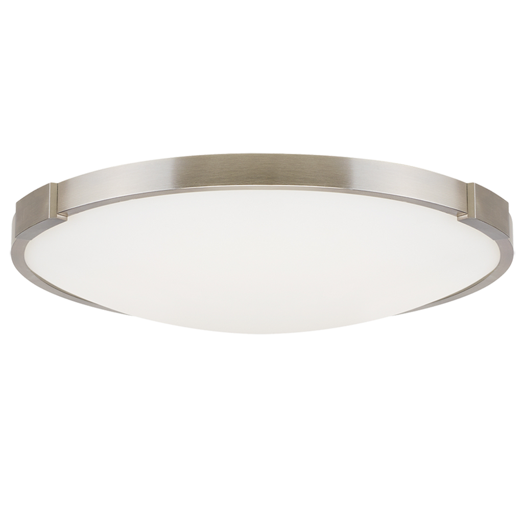 Lance 13 Flush Mount | Satin Nickel