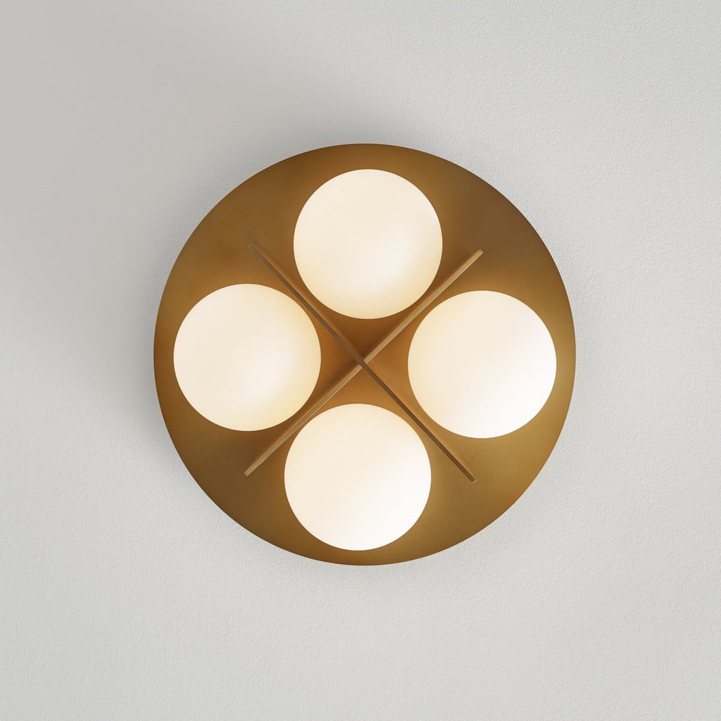 Orbel Flush Mount Aged Brass 3000K 90 CRI bi-pin g9 led 90 cri 3000k 120v
