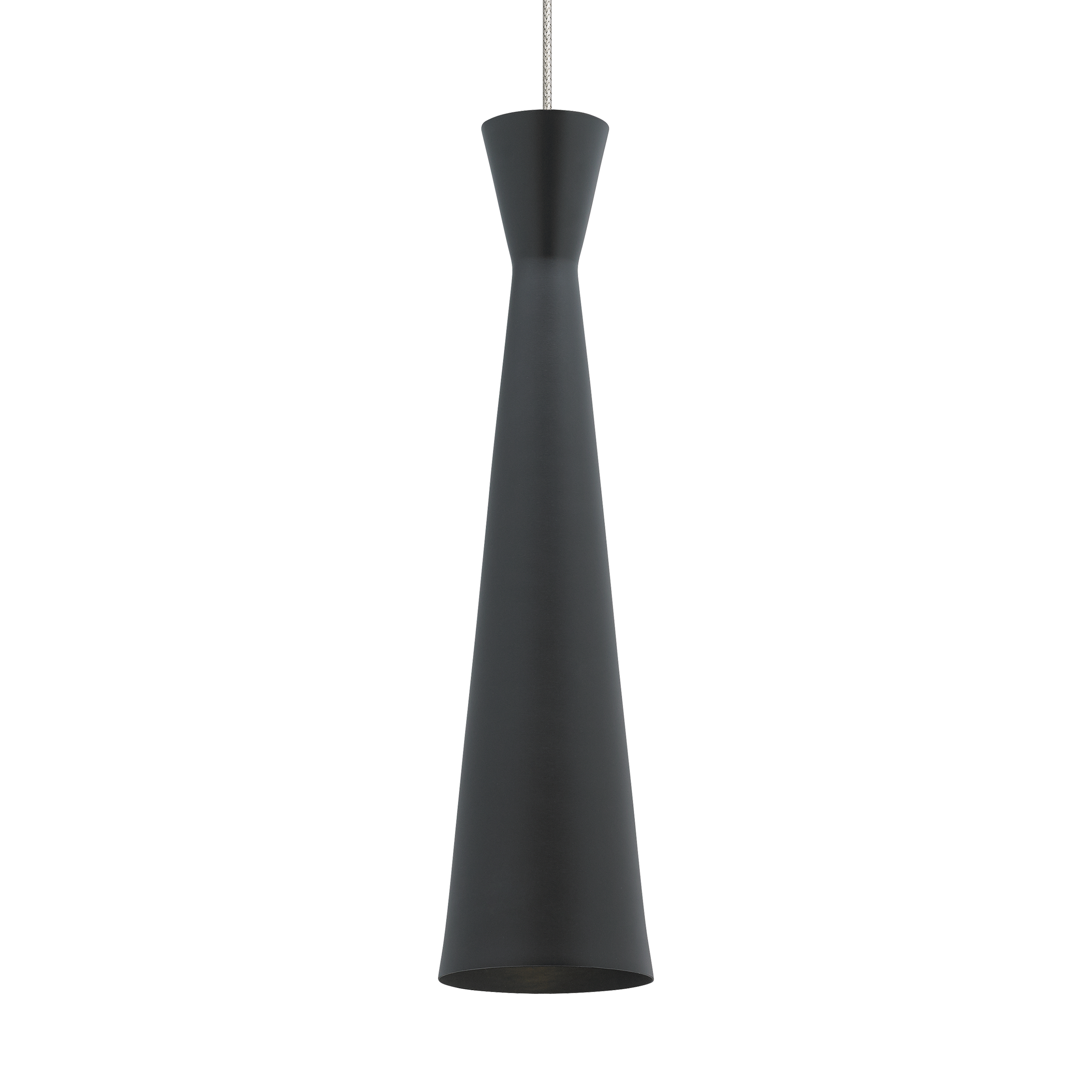 Windsor Pendant | Satin Nickel | Black Kable Lite Bulb(s) Included