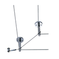 Kable Lite Rigid Post Standoff Rigid Post Standoff Turn satin nickel