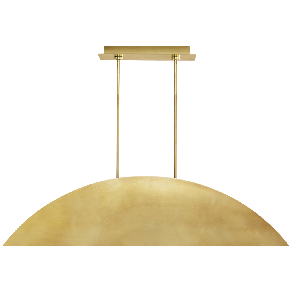 Bau 50 Linear Suspension Natural Brass 3000K 90 CRI integrated led 90 cri 3000k 120v