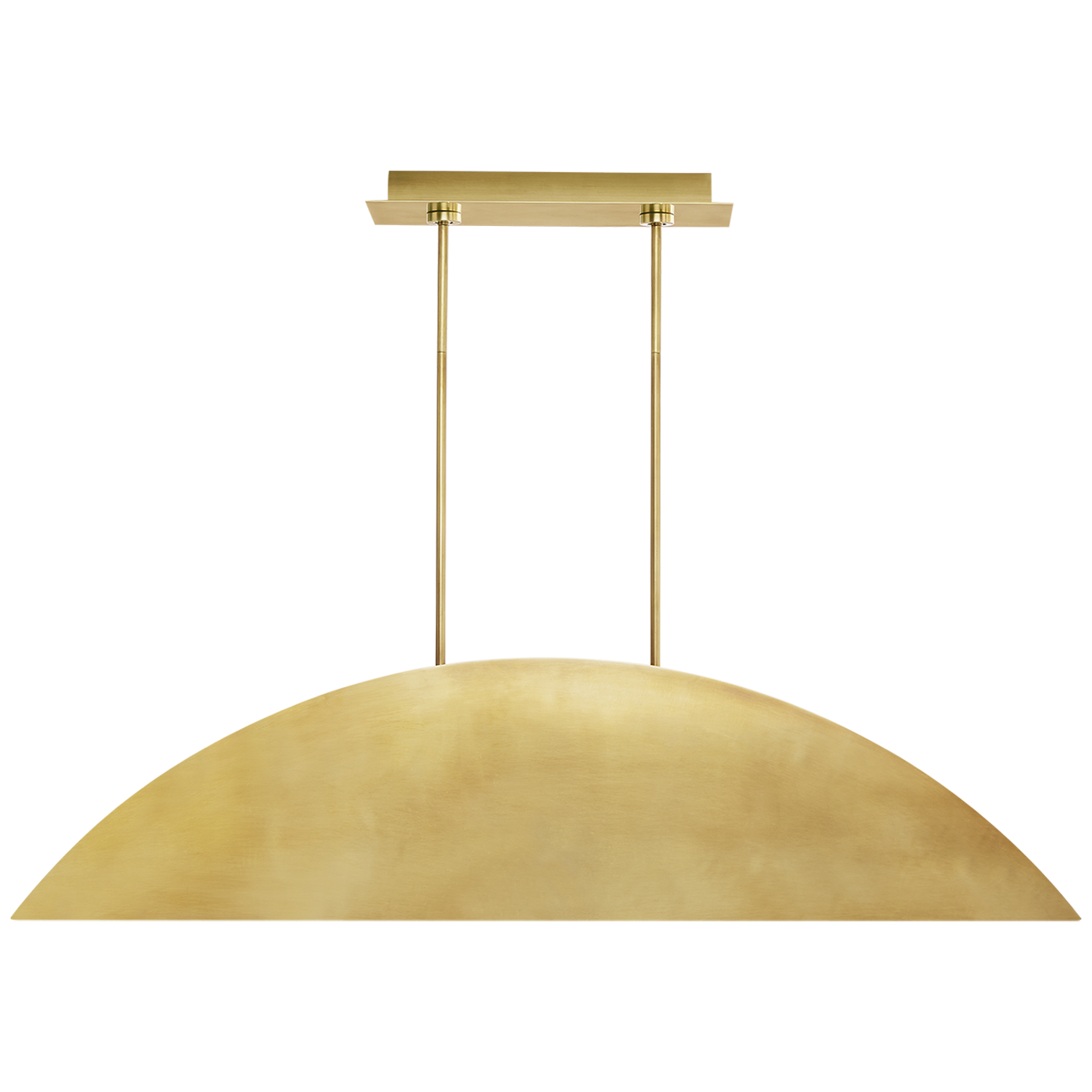 Bau 50 Linear Suspension Natural Brass 3000K 90 CRI integrated led 90 cri 3000k 120v