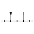 Wit Linear Suspension 6 Glass Black LED 90 CRI 3000k 120-277V