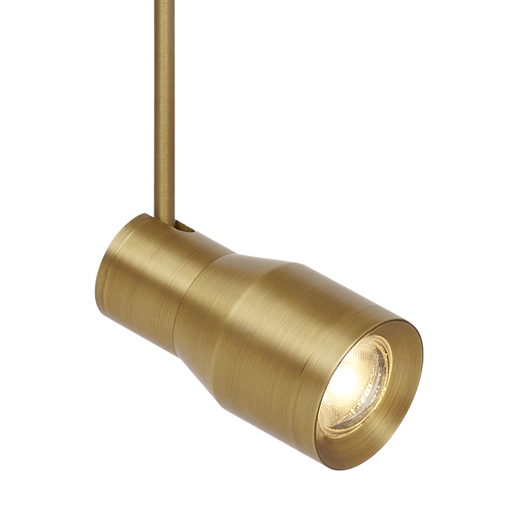 Ace Head MonoRail plated brass 2700K 90 CRI