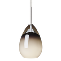 Alina Pendant | Antique Bronze | Smoke Glass MonoRail Bulb(s) Included