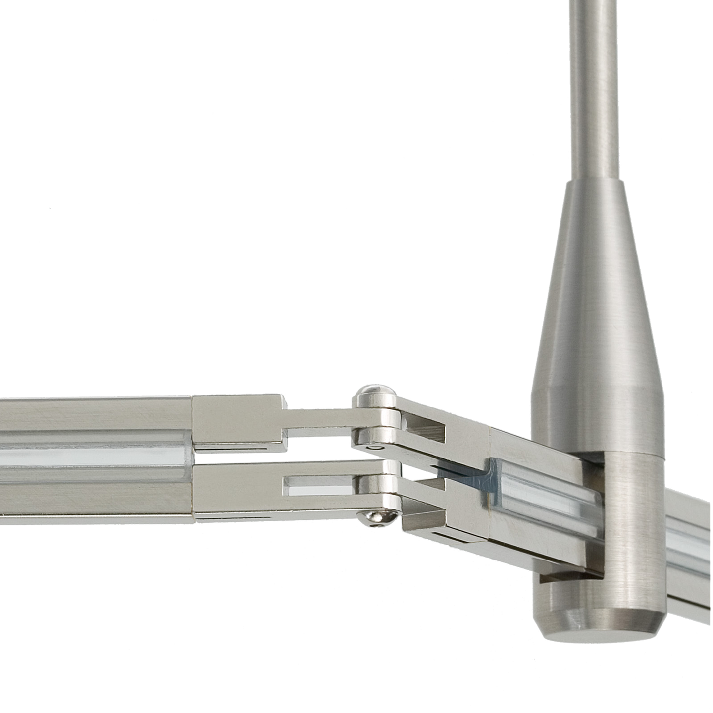 MonoRail Flexible Connectors satin nickel