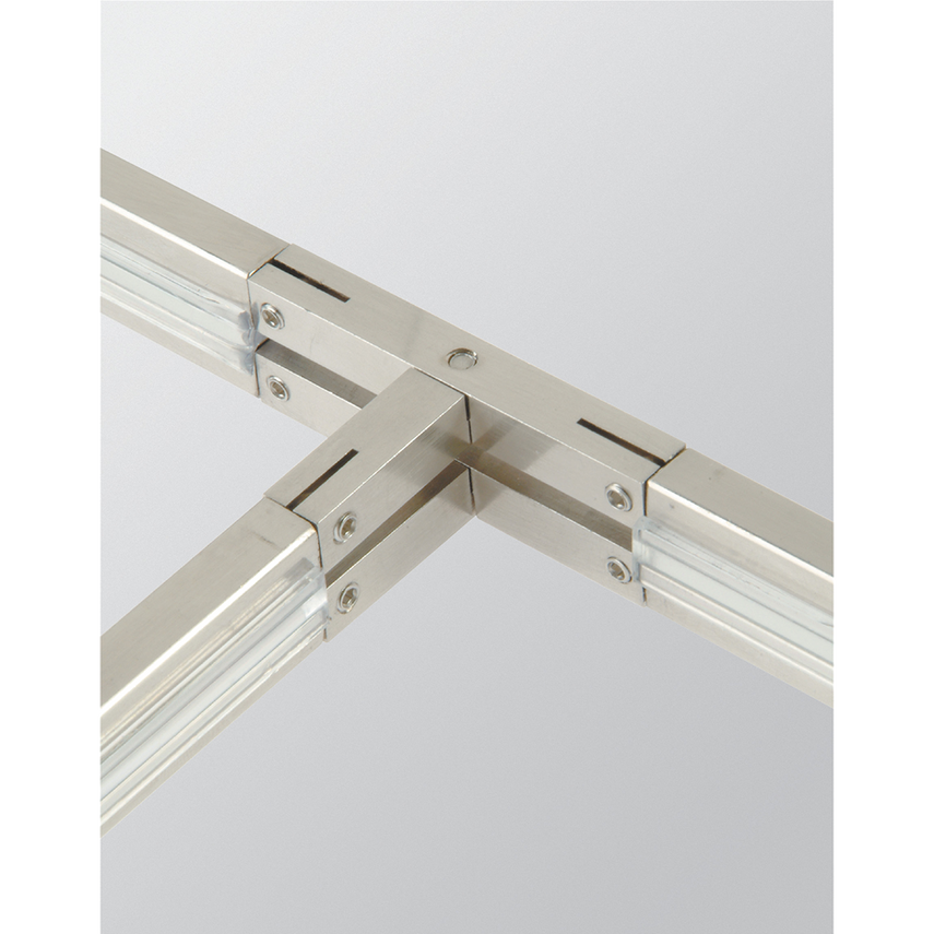 MonoRail T Connector satin nickel