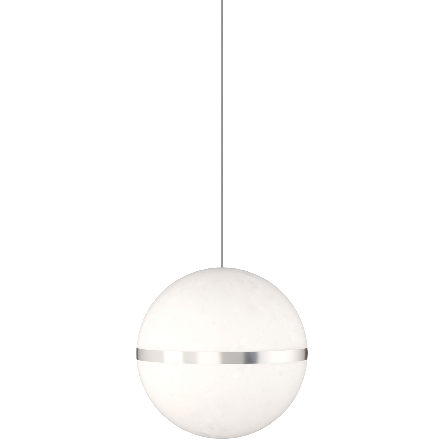 Mini Hanea Pendant | Satin Nickel | Acrylic Shade MonoRail Bulb(s) Included
