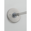 MonoRail 4" Round Direct-End Power Feed 4 | Satin Nickel