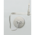 MonoRail End Power Feed 4" Round End Power Feed satin nickel