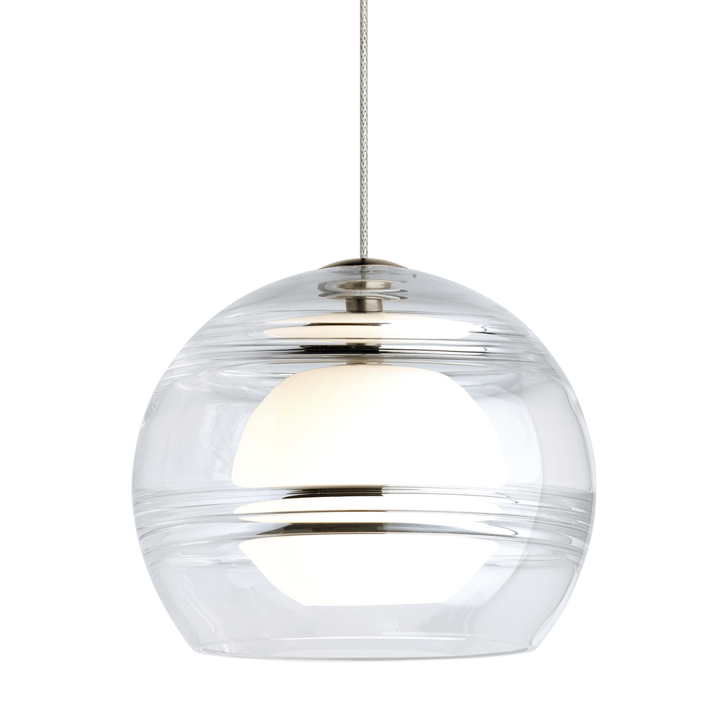 Sedona Pendant | Satin Nickel | Clear MonoRail Bulb(s) Not Included
