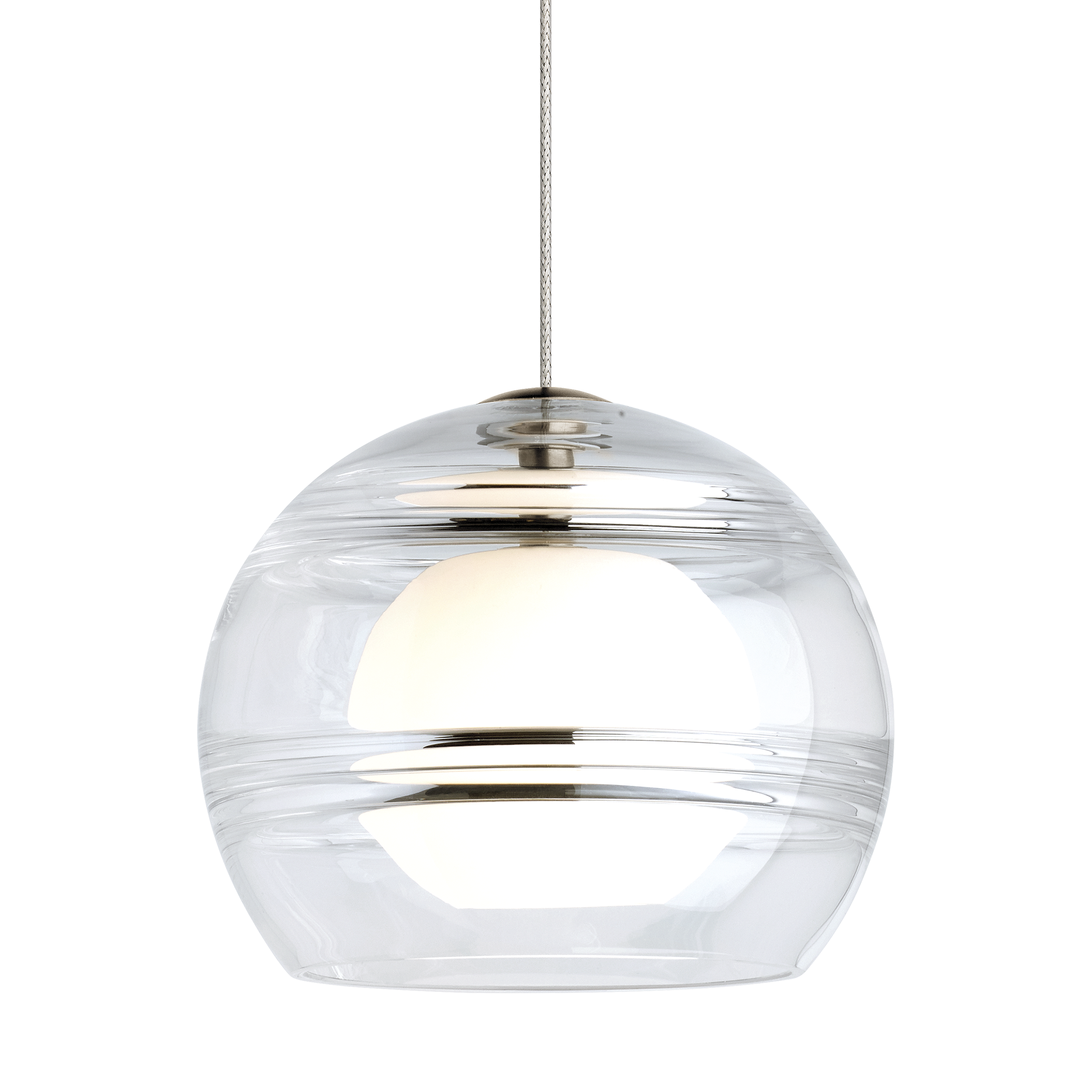 Sedona Pendant | Satin Nickel | Clear MonoRail Bulb(s) Not Included