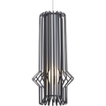 Syrma Mini Pendant | Satin Nickel | Matte Black MonoRail Bulb(s) Not Included