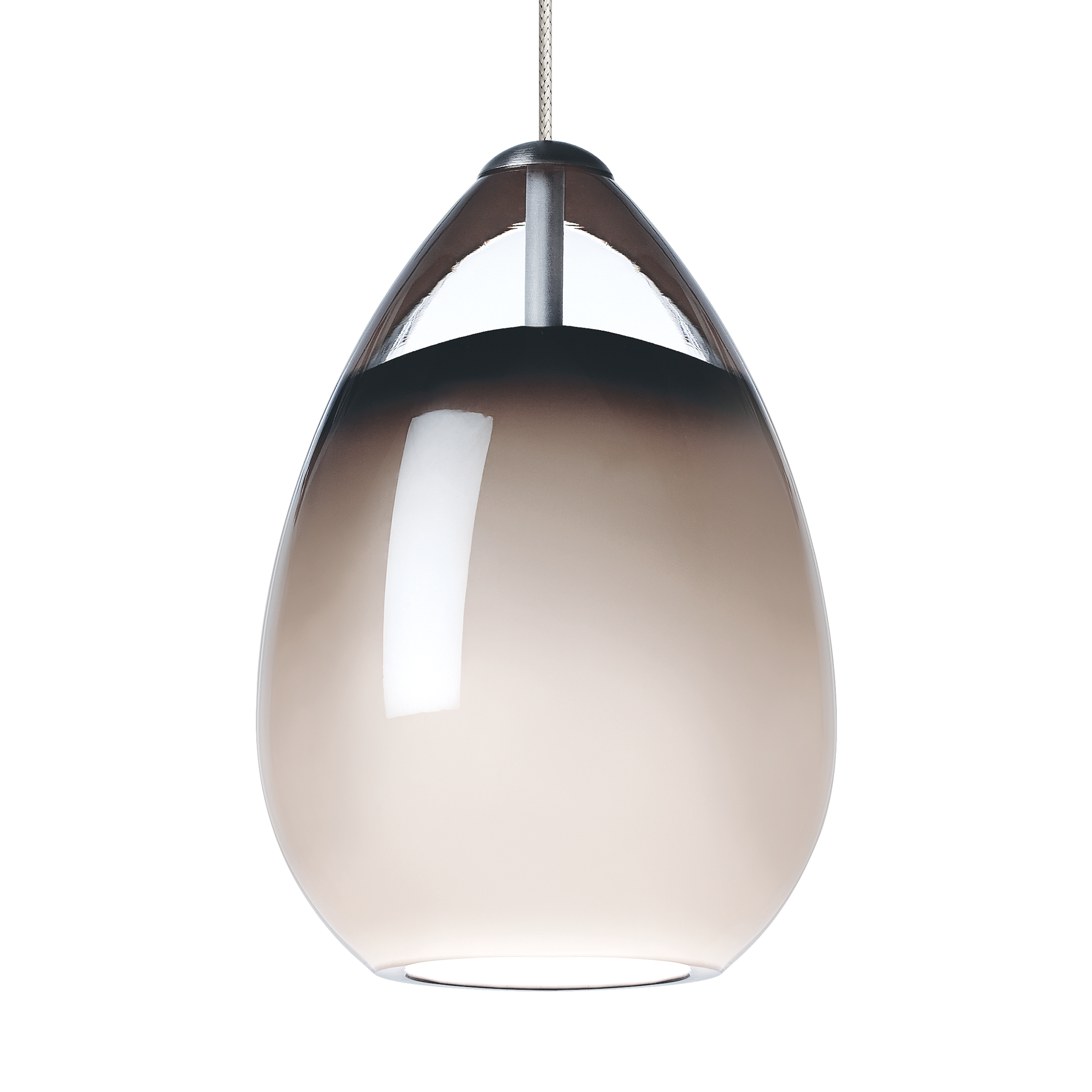 Alina Pendant | Antique Bronze | Smoke Glass Monopoint Bulb(s) Not Included