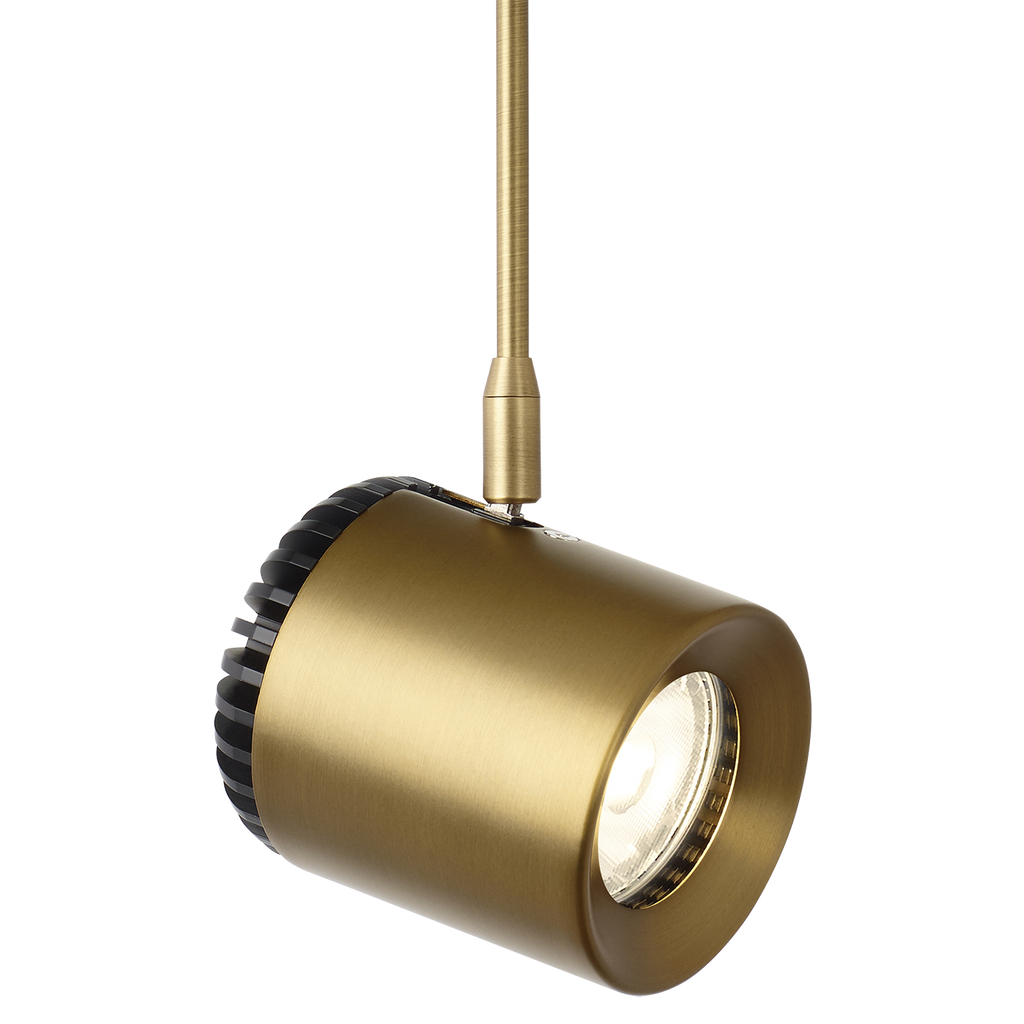 Burk Head MonoPoint aged brass 3500K 90 CRI led
